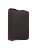 Greenburry Tornado Geldbörse RFID Schutz Leder 10 cm teak brown