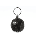 SATISFIRE Spiegelkugel 5cm Mini Discokugel Echtglas in schwarz