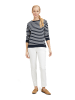 Betty Barclay Basic-Strickpullover mit Ringel in Patch Dark Blue/Cream