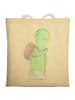 Mr. & Mrs. Panda Shopper Bag Schildkröte Wanderer ohne Spruch in Gelb Pastell