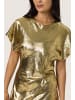 Soaked in Luxury Kleid SLMirmir Feminine Form in Golden Surface