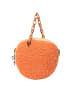 myMo Damen Tasche Mit Teddyfell in ORANGE