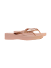 Ipanema Schicke, flache Mesh-Slipper mit Keilabsatz zum Hineinschlüpfen Rose