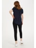 SAINT TROPEZ Top BrittaSZ Gerade Passform in Blue Deep