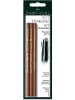 Faber-Castell Reißkohle Pitt monochrom fettfrei soft medium und hart auf Blisterkarte
