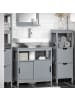 SoBuy Waschbeckenunterschrank in Dunkelgrau - (B)60 x (H)60 x (T)30cm