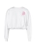 myMo Sweatshirt Cropped in Weiss