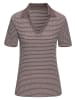 Vivance Poloshirt in taupe-creme