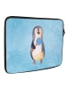 Mr. & Mrs. Panda Notebook Tasche Pinguin Lolli ohne Spruch in Eisblau