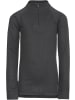 Trespass Kinder Longsleeve "Wise360 1/2 Zip Baselayer Top" in Schwarz