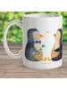 Mr. & Mrs. Panda Camping Tasse Pinguin Pärchen ohne Spruch in Weiß