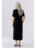 Oui Kleid Scuba in black