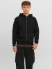 Jack & Jones Kapuzenjacke Regular Fit Hoodie JJEBRADLEY in Schwarz