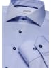 Vincenzo Boretti Hemd gerader Schnitt in hellblau