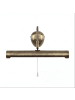 Licht-Erlebnisse Wandlampe (B)36 x (H)15.5 cm in Messing Antik