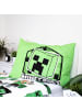 Minecraft Minecraft Bettbezug 140 × 200 cm Kissenbezug 70 × 90 cm Polyester in Grün