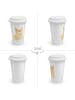 Mr. & Mrs. Panda To Go Becher Corgie ohne Spruch in Weiß