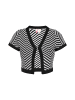 IZIA Women Cardigan in black white