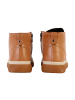 Divine Factory Sneaker Montante aus Leder Alénoa Braun