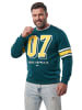 Men Plus Sweatshirt in tannengrün