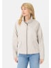 Camel Active Jacke mit ausrollbarer Kapuze in Perlweiß