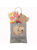 Mr. & Mrs. Panda Jutetasche Wombat mit Spruch in Light Grey