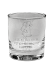 Mr. & Mrs. Panda Tumbler Glas Papa Bär mit Spruch in Transparent
