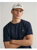 Gant Rundhals T-Shirt für Damen in blau