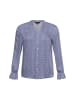 More & More Bluse in indigo weiß