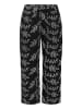 KAFFE curve Casual Hose KCelory Loose fit in Black Chalk Embroidery