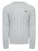 Threadbare Pullover Ely in Light Grey / Ecru Twist