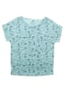 Jack Wolfskin Shirt Hibiscus Flower Tee in Blau