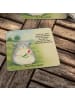Mr. & Mrs. Panda Glasuntersetzer Chinchilla Blume Design mit Spruch in Weiß
