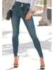 LASCANA High-waist-Jeans in blue-washed