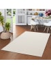 Pergamon In- und Outdoor Teppich Flachgewebe Carpetto in Silber Creme