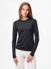 Pieces Oberteil mit langen Ärmeln in Black