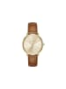 Michael Kors Jaryn Uhr gold braun Lederarmband