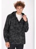 Schmuddelwedda Herren Anorak in Dunkelgrau Schwarz Camouflage