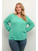 KAFFE curve Langarm-Bluse KCami Regular fit in Gumdrop Green