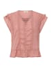 Soaked in Luxury Kurzarm-Bluse SLRuna Gerade Passform in Ash Rose
