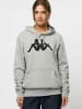 Kappa Hoodie Logo Airiti in Grey md Melange-Black-White