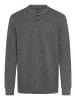 Bruno Banani Henleyshirt in anthrazit meliert