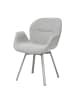 home24 Armlehnenstuhl SKELA 2er-Set in Grau