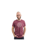 Life-Tree Rundhals T-Shirt für Herren in rot in rot