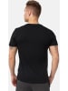 Lonsdale T-Shirt "Logo Kai" in Schwarz