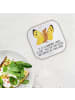 Mr. & Mrs. Panda Untersetzer Schmetterling Zitronenfalter mit Sp... in Weiß