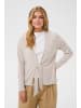 SAINT TROPEZ Strickjacke PrilaSZ Gerade Passform in Seedpearl Melange