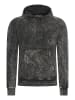 Rusty Neal Verwaschener Kapuzenpullover in Schwarz