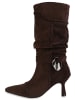VAN HILL Klassische Stiefel Cosima in Braun Velours