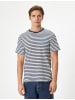 KOTON T-shirt in Marineblau Gestreift